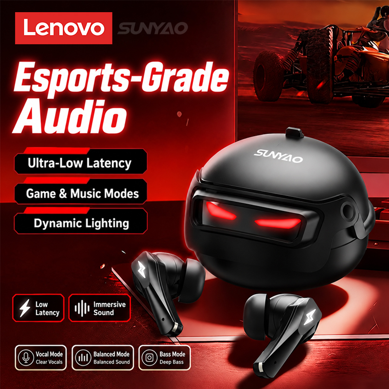 Video Gaming & Esports Usd Acc - Pilih Headset Gaming Lenovo GT101 Nirkabel