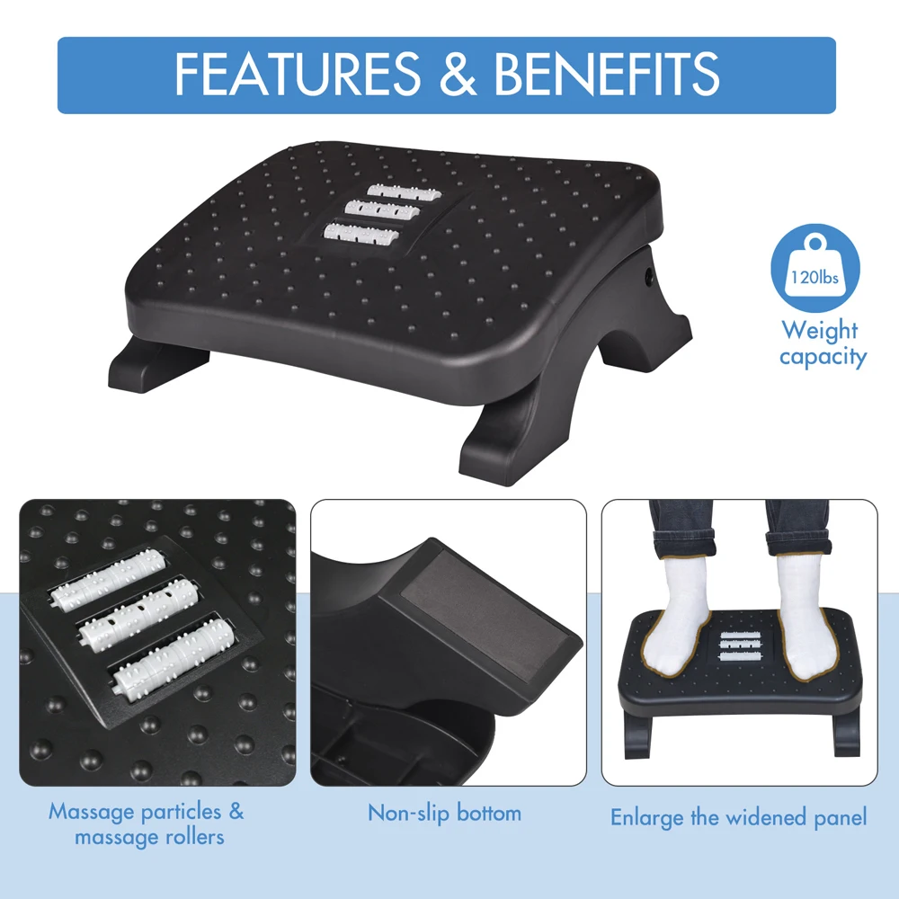 Sandaran Kaki Ergonomis di Baw - Footrest Under Desk ulasan dan harga