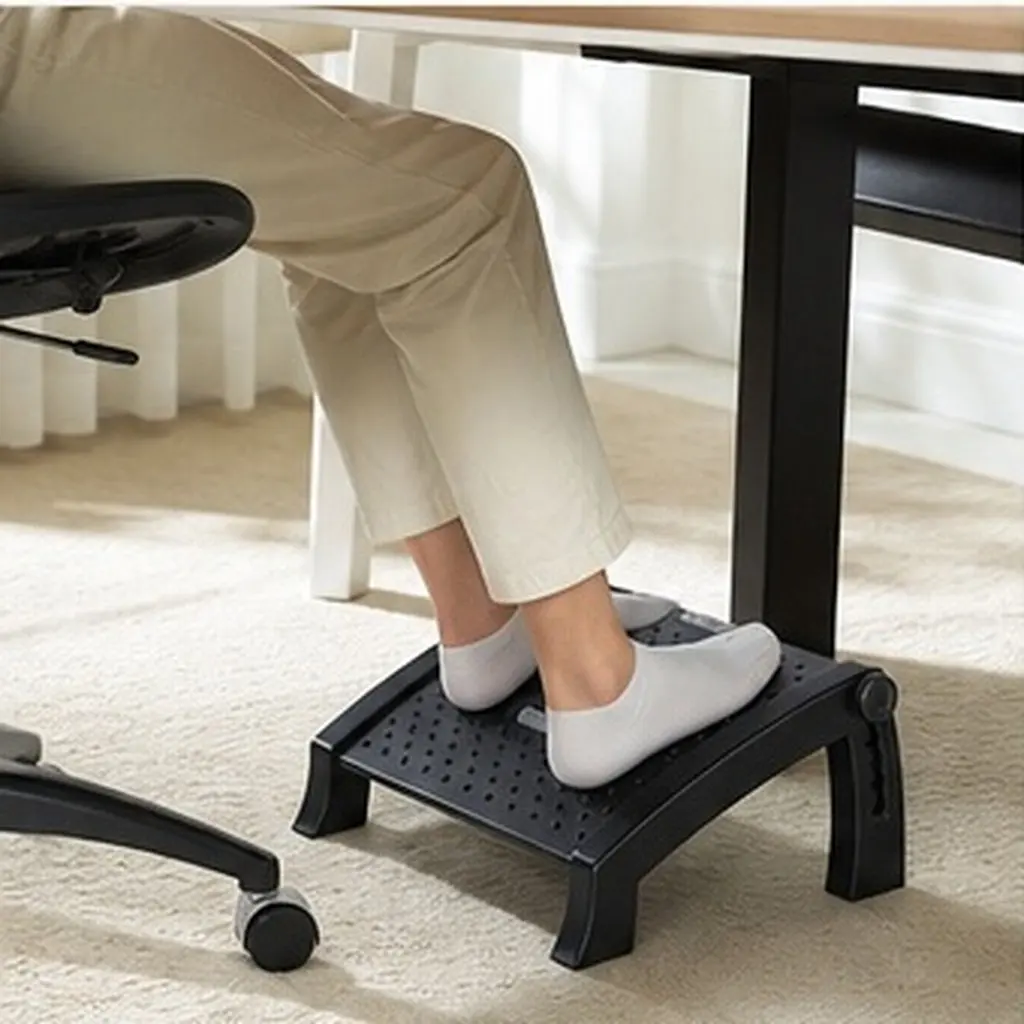 1 buah bangku sandaran kaki ya - Footrest Under Desk ulasan dan harga